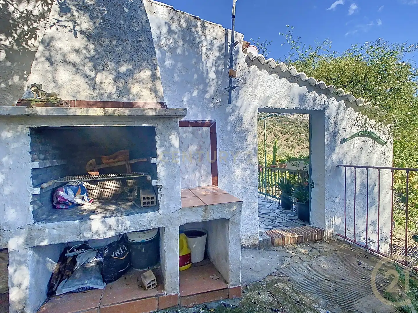 Vista exterior de Casa o chalet en venta en Riogordo con Amueblado y Lavadora