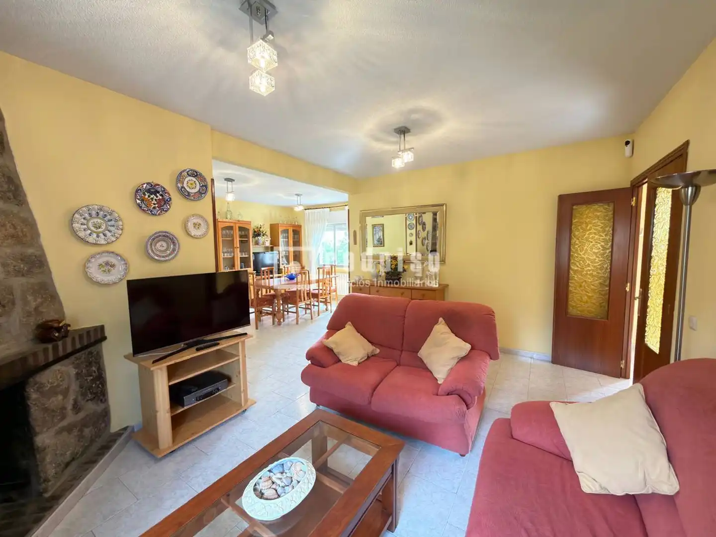 Living room of Houses for sale in Valdemorillo  with Heating, Private garden and Terrace