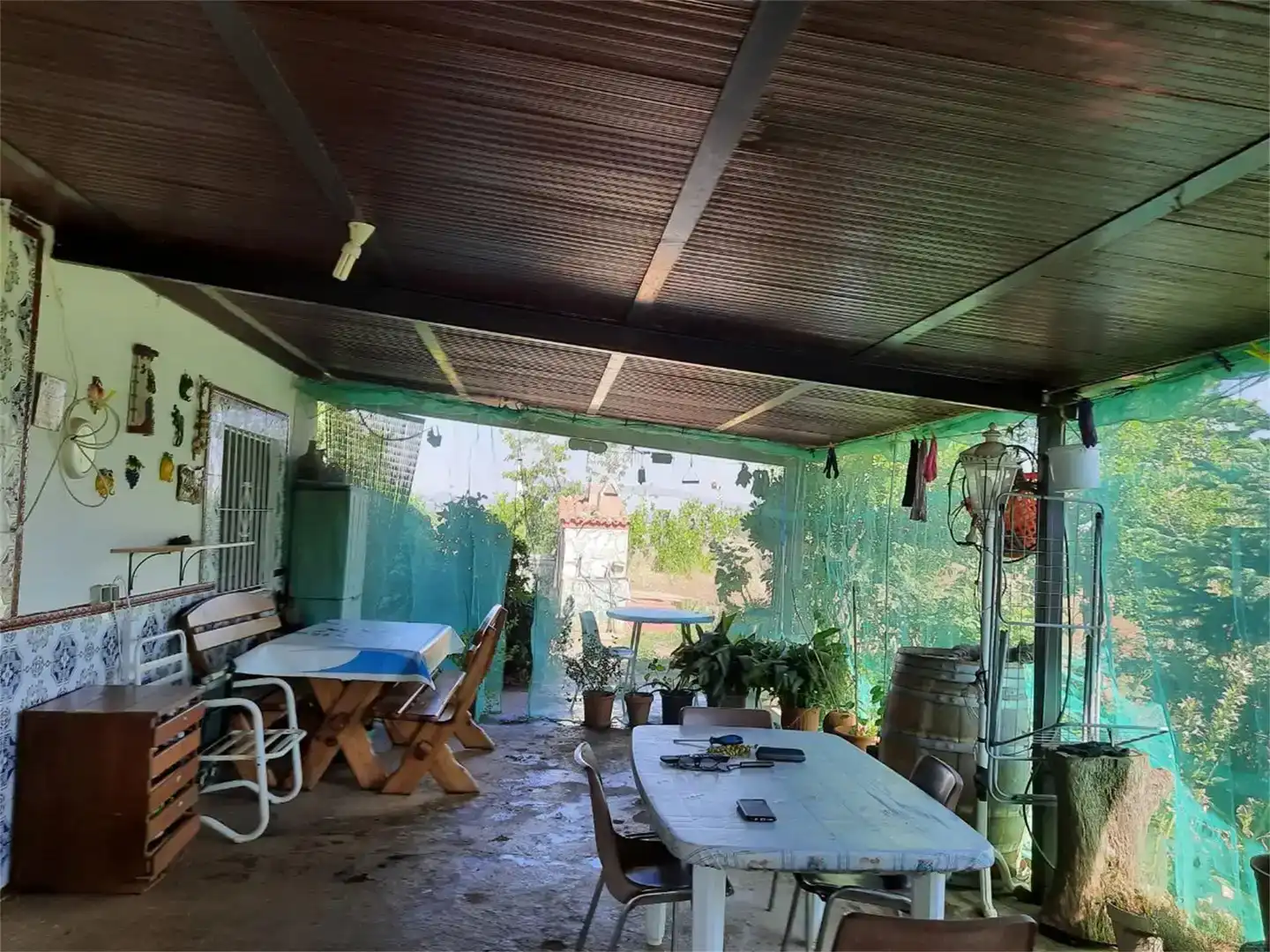 Terrassa de Finca rústica en venda en Retuerta del Bullaque amb Aire condicionat i Piscina