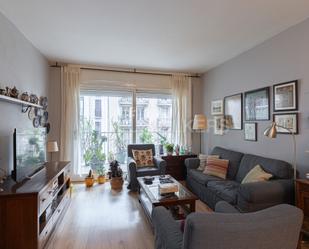 Sala d'estar de Apartament en venda en  Barcelona Capital amb Aire condicionat i Terrassa