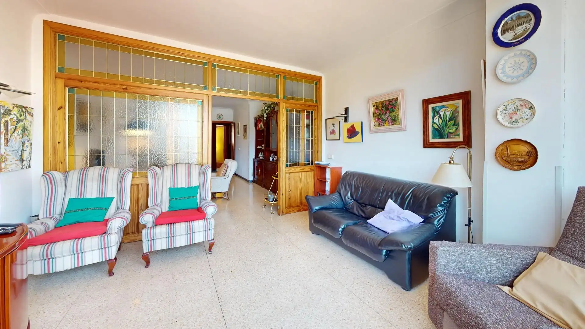 Sala de estar de Piso en venta en  Palma de Mallorca