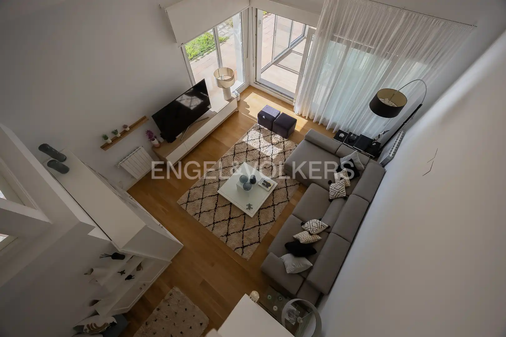 Sala de estar de Casa adosada en venta en Larrabetzu con Aire acondicionado, Calefacción y Jardín privado