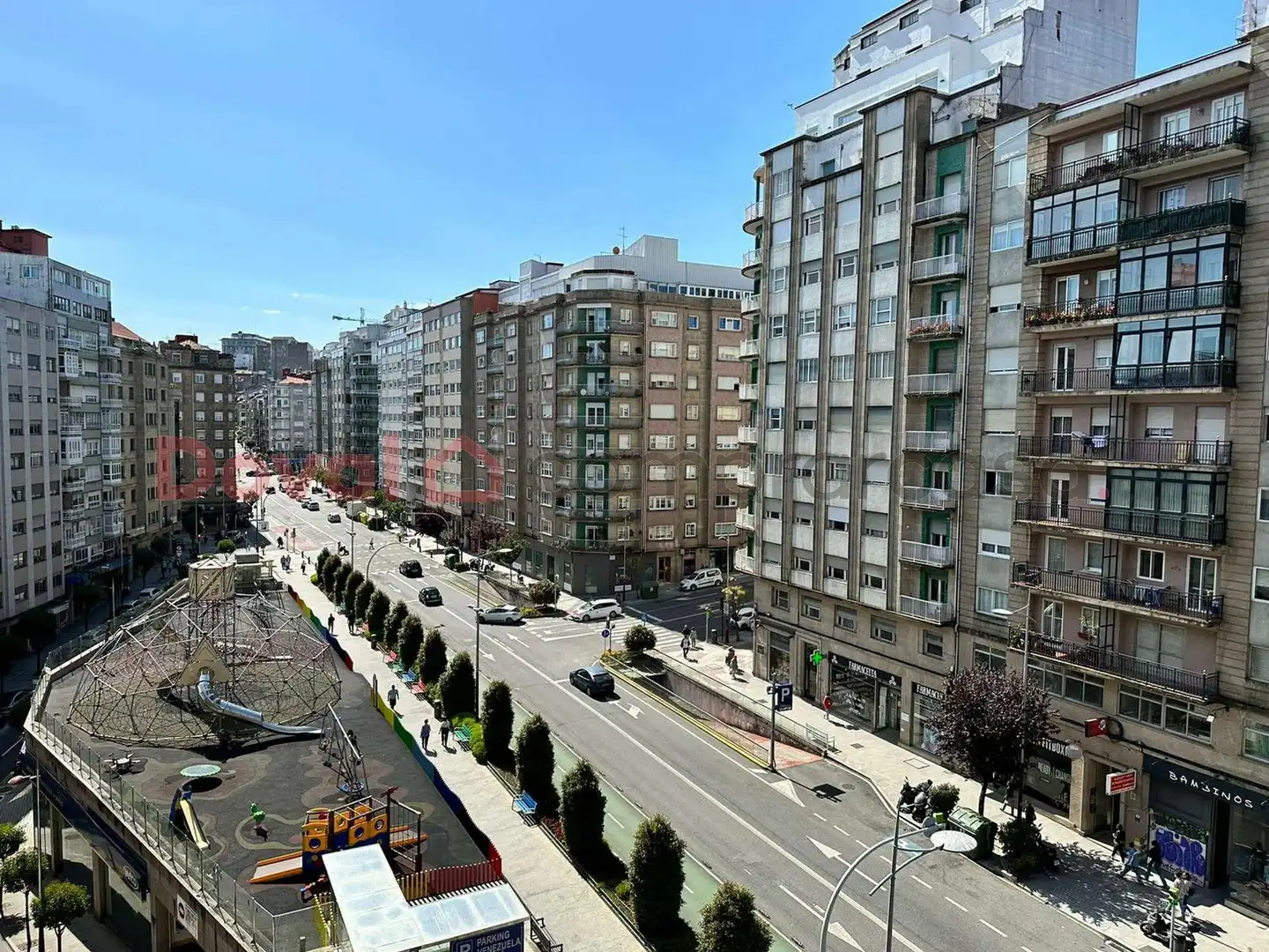 Exterior view of Flat for rent in Vigo   with Heating, Parquet flooring and Terrace