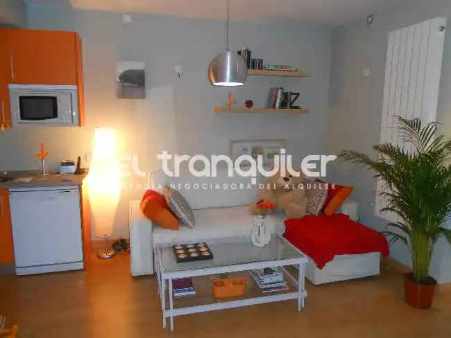 Wohnzimmer von Wohnung zur Miete in Madrid mit Klimaanlage, Abstellraum und Möbliert