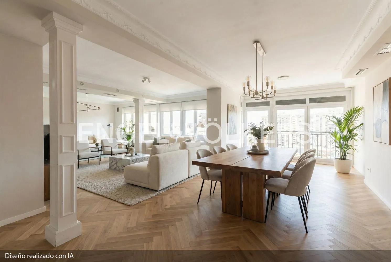 Living room of Flat for sale in  Valencia Capital  with Air Conditioner, Heating and Storage room