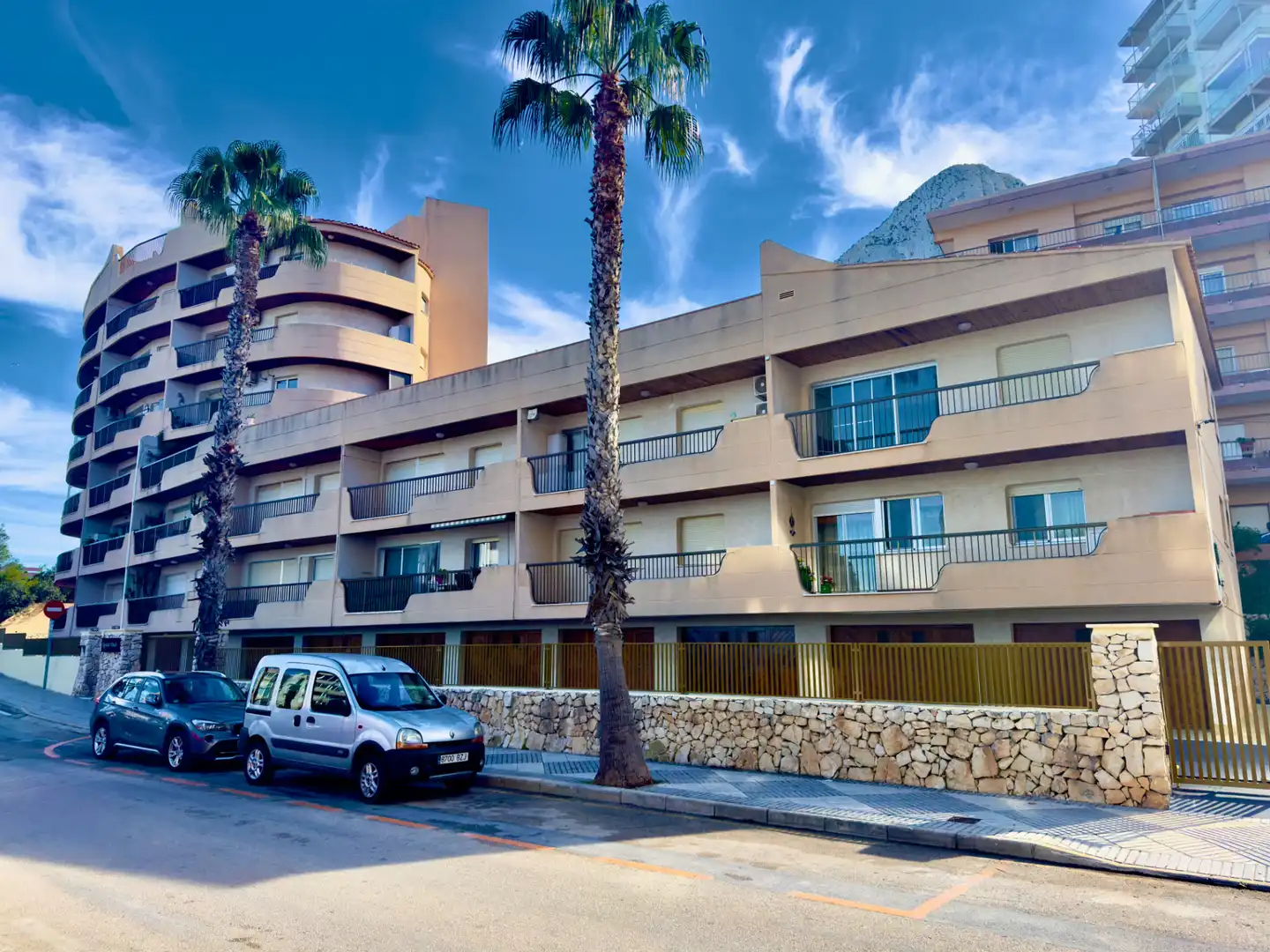 Vista exterior de Apartamento en venta en Calpe / Calp con Amueblado