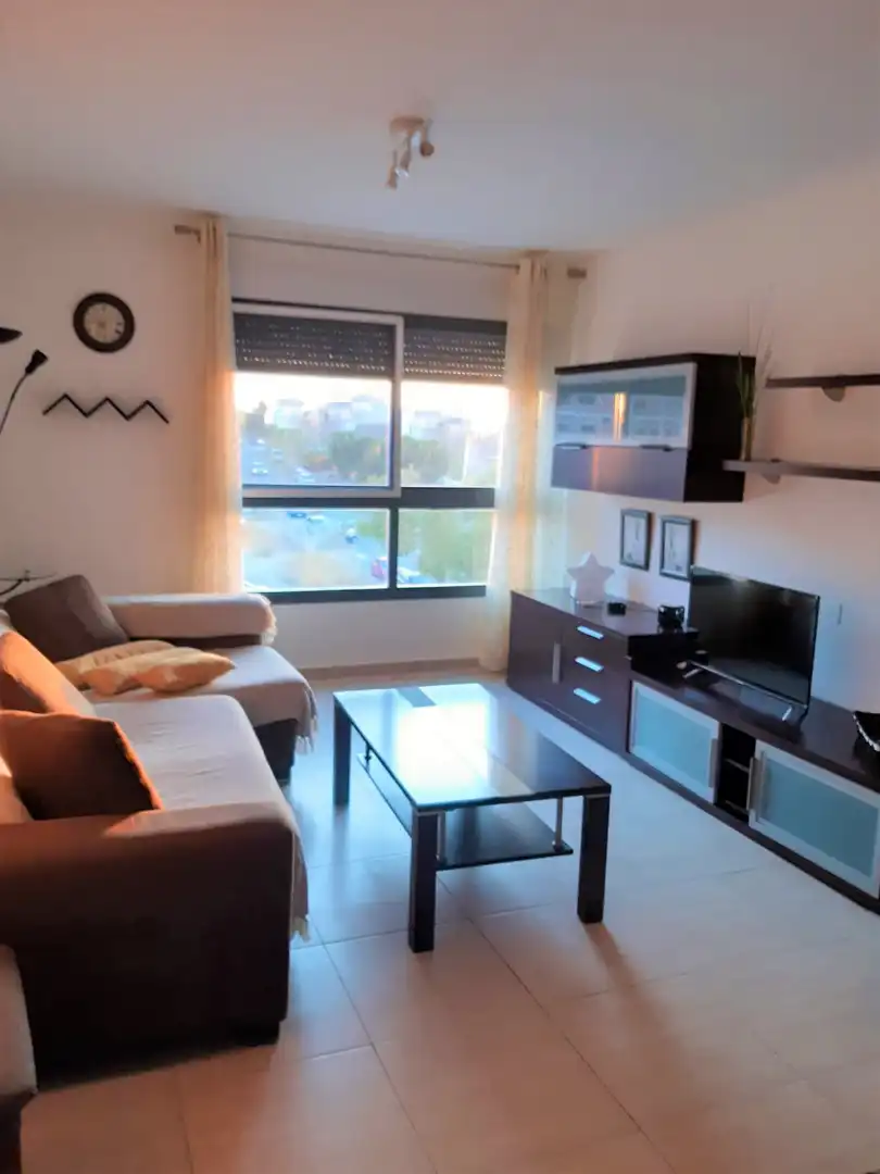 Living room of Flat for rent in Murcia  with Air Conditioner, Storage room and Furnished
