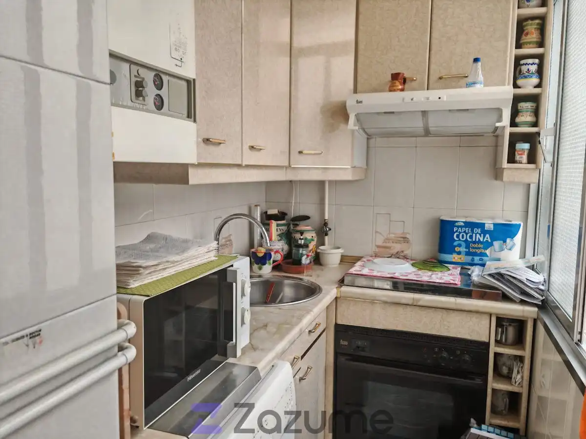 Kitchen of Flat for rent in Madrid  with Heating, Terrace and Furnished