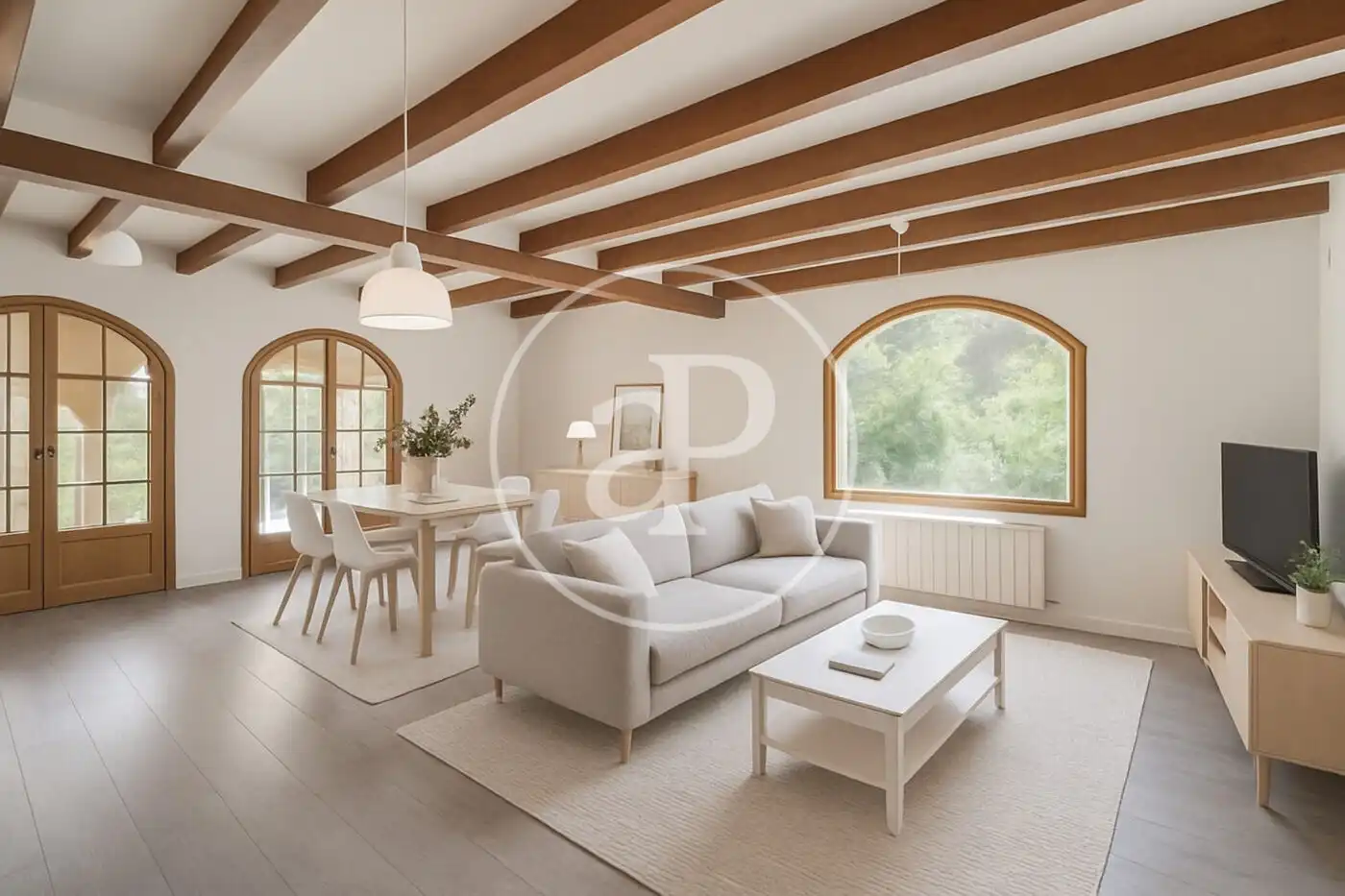 Sala d'estar de Casa o xalet en venda en Jávea / Xàbia amb Aire condicionat, Calefacció i Jardí privat