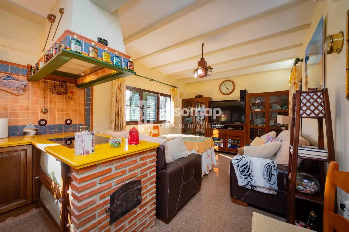 Sala d'estar de Finca rústica en venda en Antequera amb Calefacció, Jardí privat i Terrassa