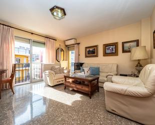 Living room of Flat for sale in Málaga Capital  with Air Conditioner, Terrace and Balcony