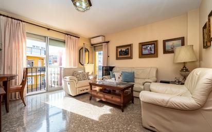 Living room of Flat for sale in Málaga Capital  with Air Conditioner, Terrace and Balcony