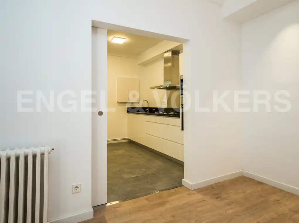 Kitchen of Flat for rent in Barcelona  with Air Conditioner, Heating and Private garden