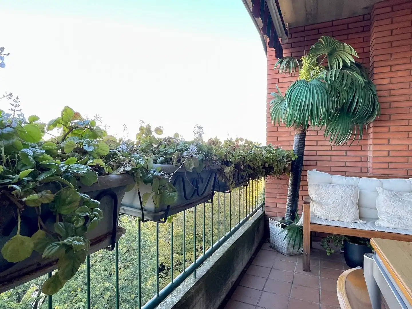 Terrasse von Wohnung zum Verkauf in Girona mit Klimaanlage, Abstellraum und Balkon