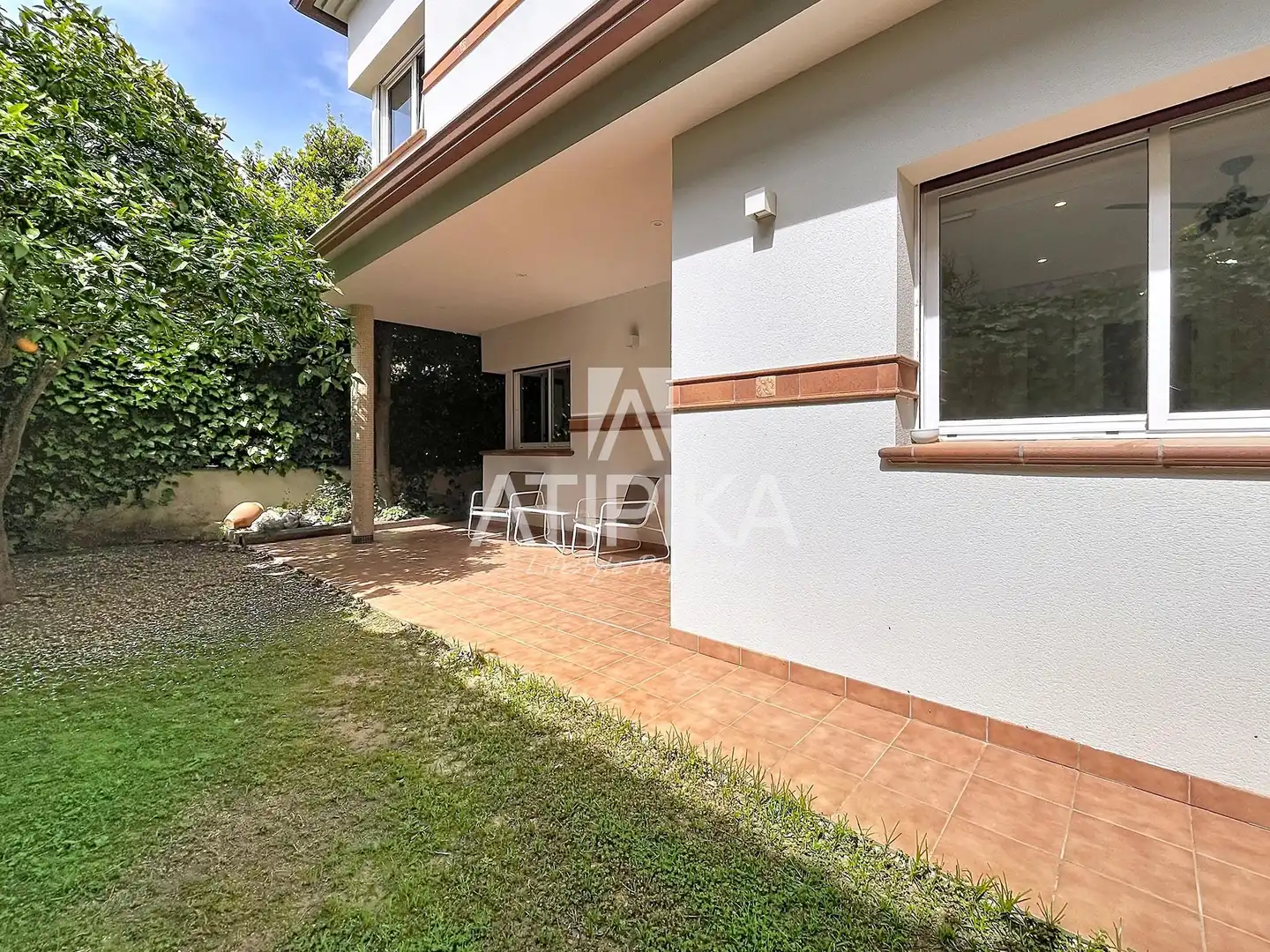 Garden of Houses for sale in Sant Pere de Ribes  with Swimming Pool, Oven and Washing machine