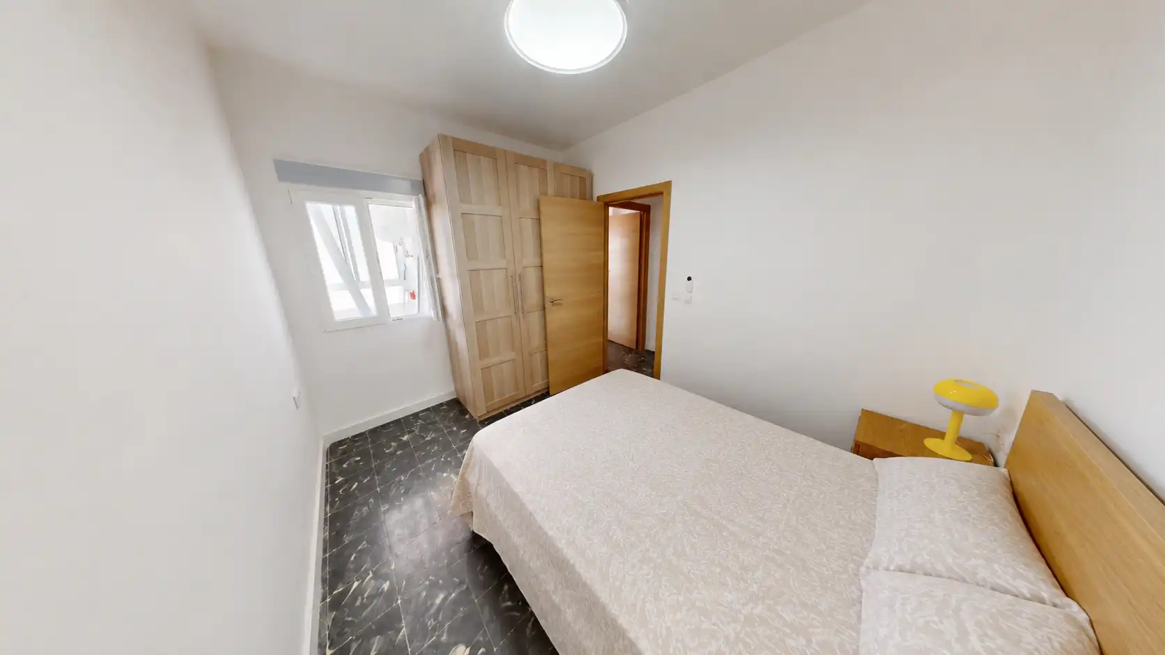 Bedroom of Flat for rent in Alicante / Alacant  with Furnished, Washing machine and TV