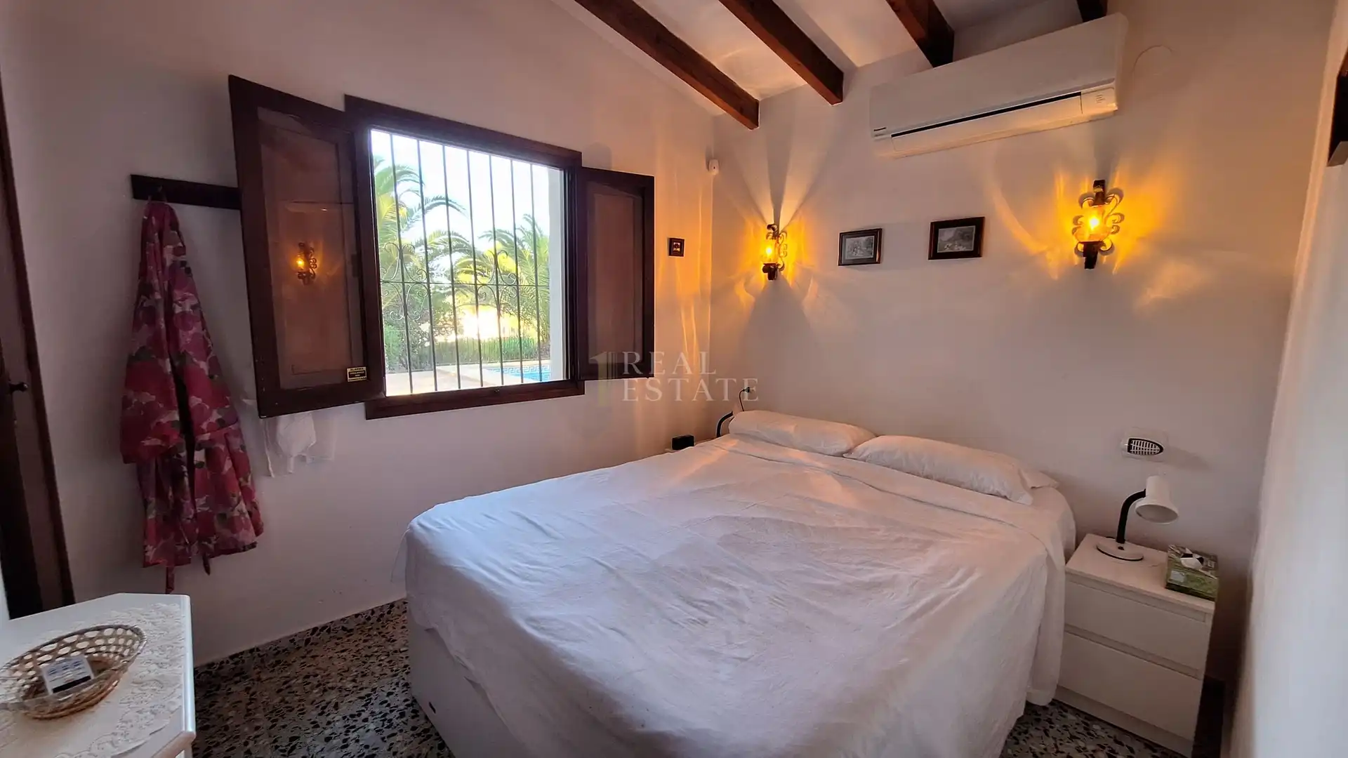Bedroom of Houses for sale in Moraira  with Air Conditioner, Terrace and Swimming Pool