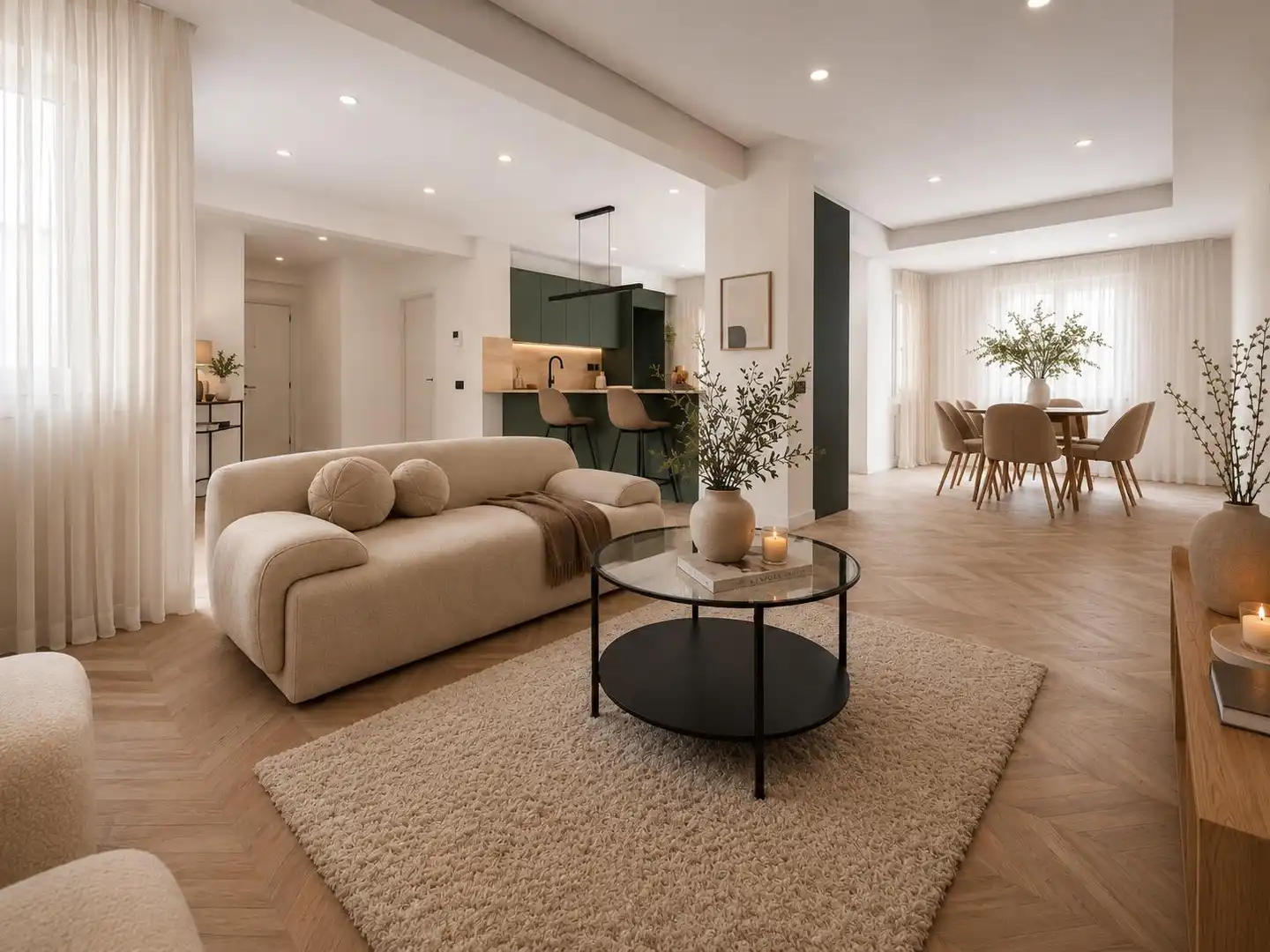 Sala de estar de Apartamento en venta en Madrid con Jardín privado y Terraza