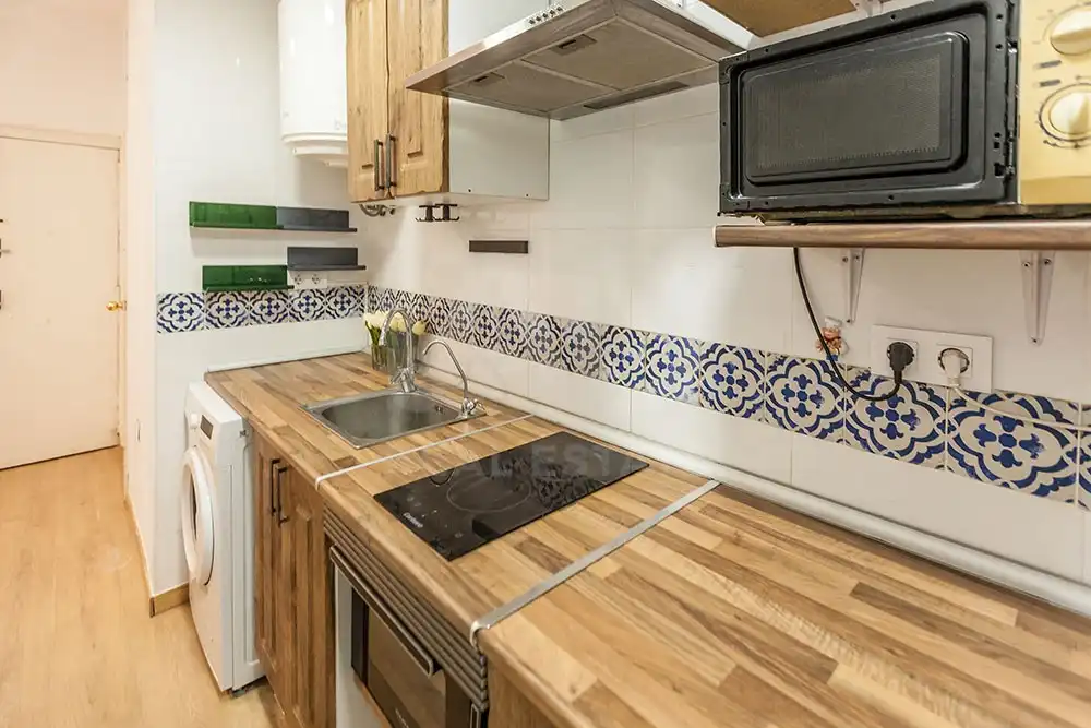 Cocina de Piso en venta en  Barcelona Capital con Aire acondicionado