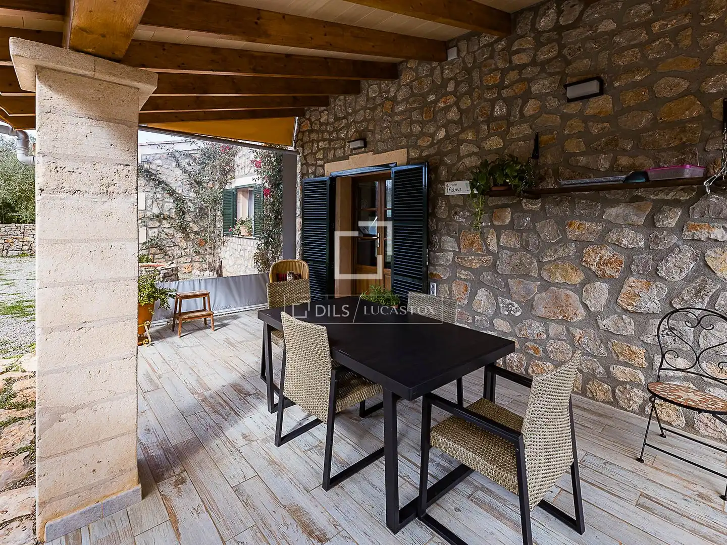 Terraza de Finca rústica en venta en Manacor con Aire acondicionado, Calefacción y Jardín privado