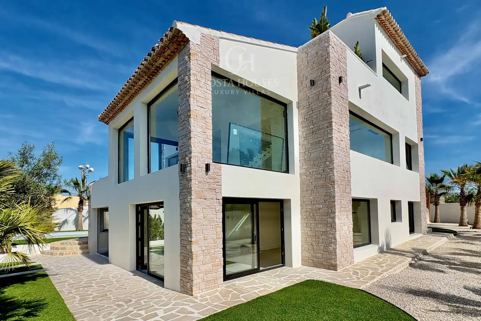 Vista exterior de Casa o xalet en venda en Jávea / Xàbia amb Aire condicionat, Calefacció i Jardí privat