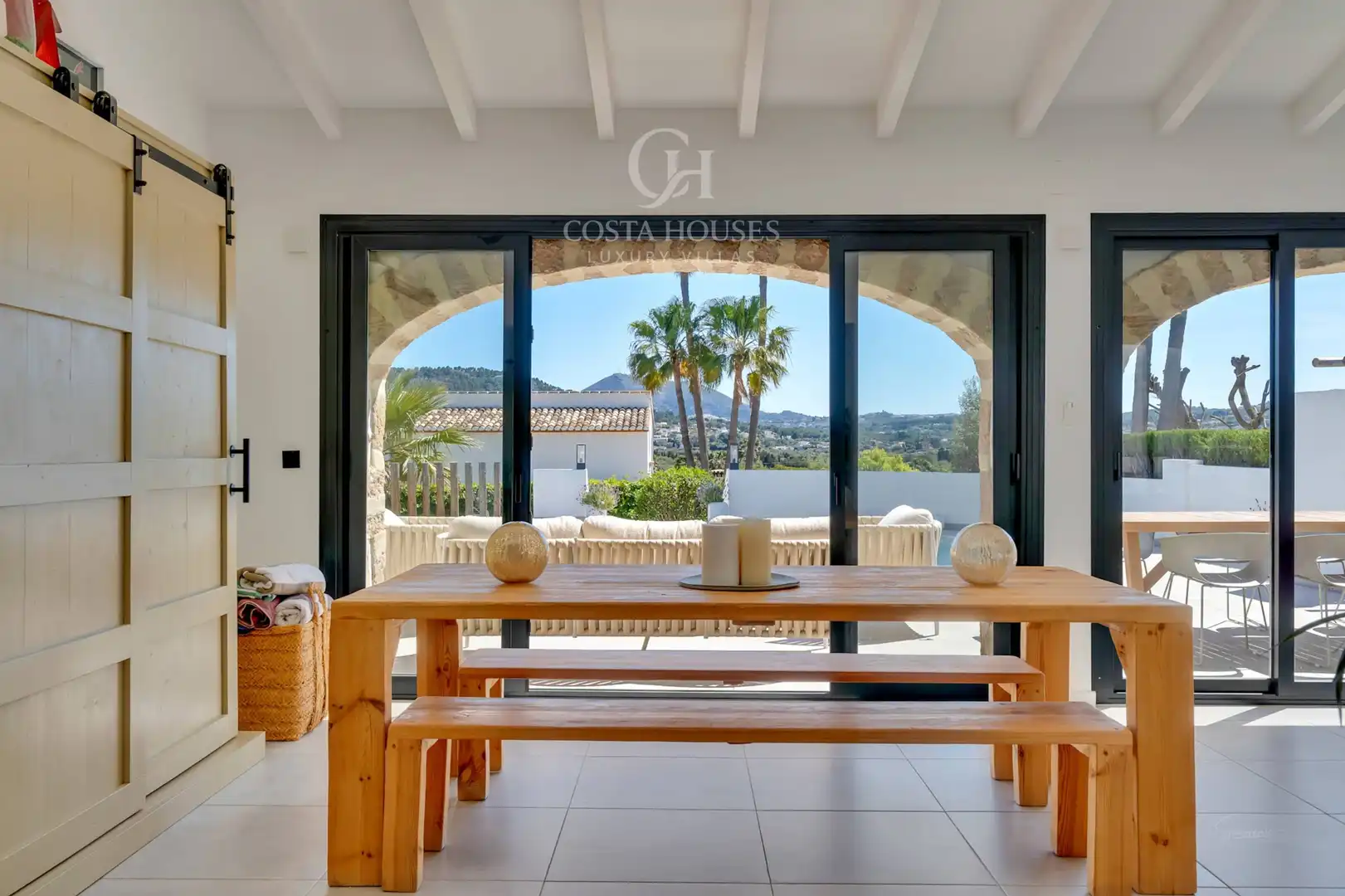 Terrace of Houses for sale in Jávea / Xàbia  with Air Conditioner, Heating and Private garden
