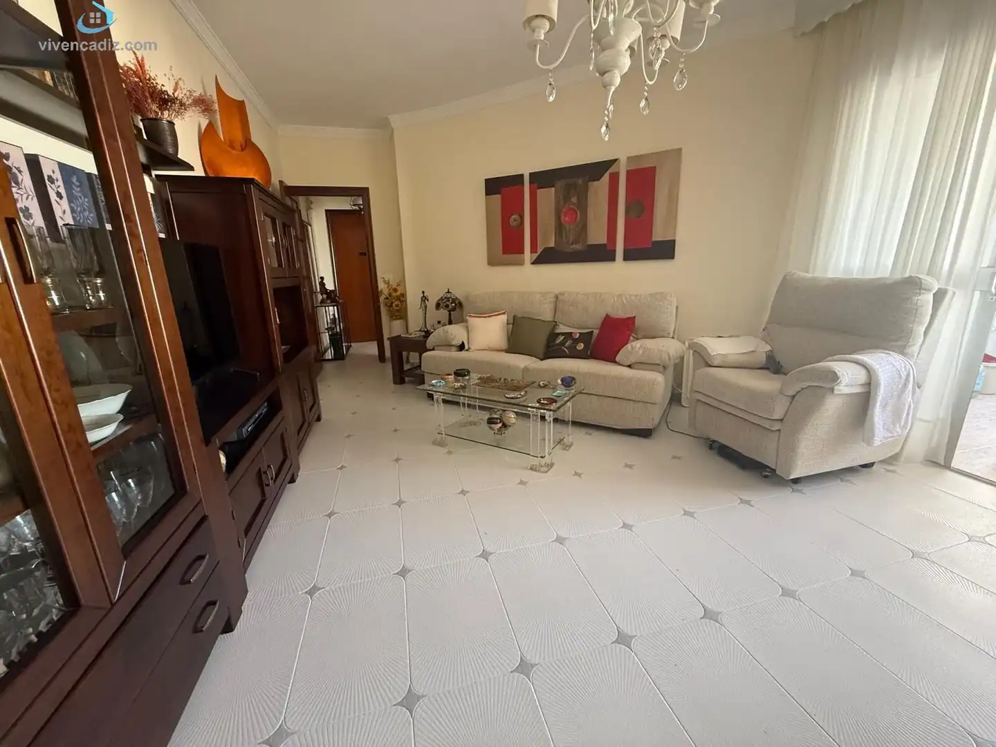 Sala de estar de Piso en venta en Cádiz