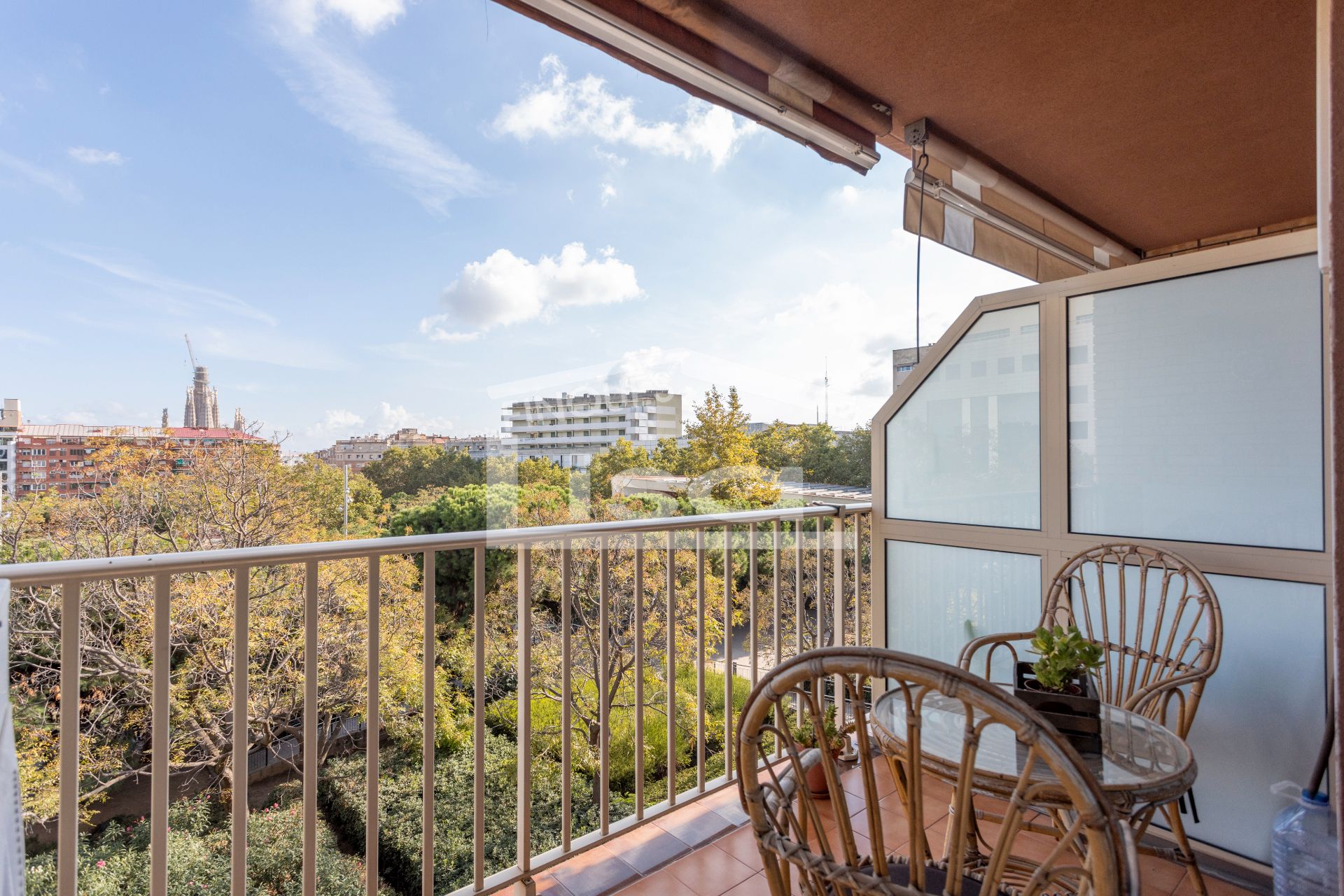 Balcony of Flat for sale in  Barcelona Capital  with Air Conditioner, Heating and Parquet flooring