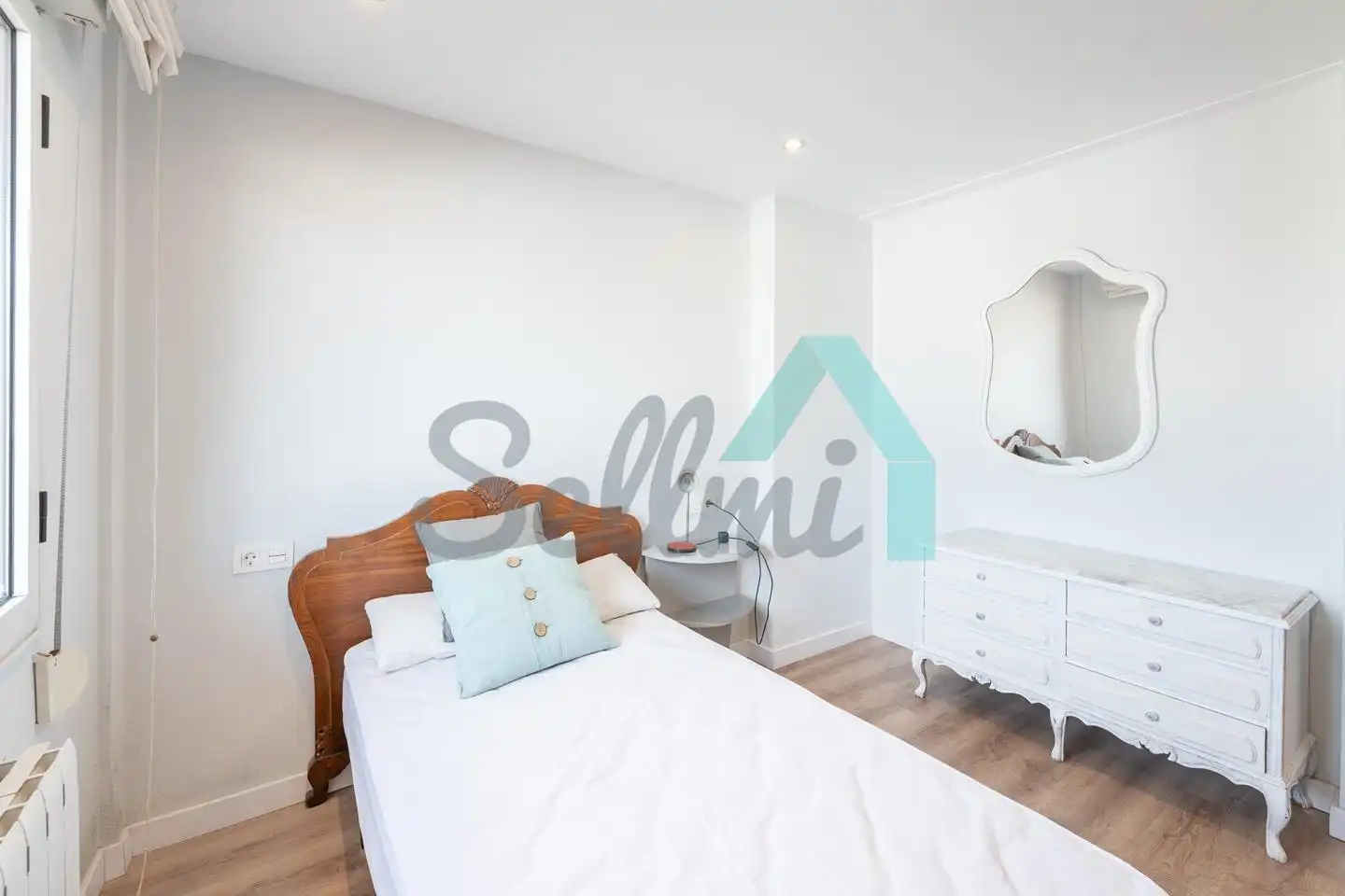 Bedroom of Flat for rent in Gijón   with Heating and Furnished