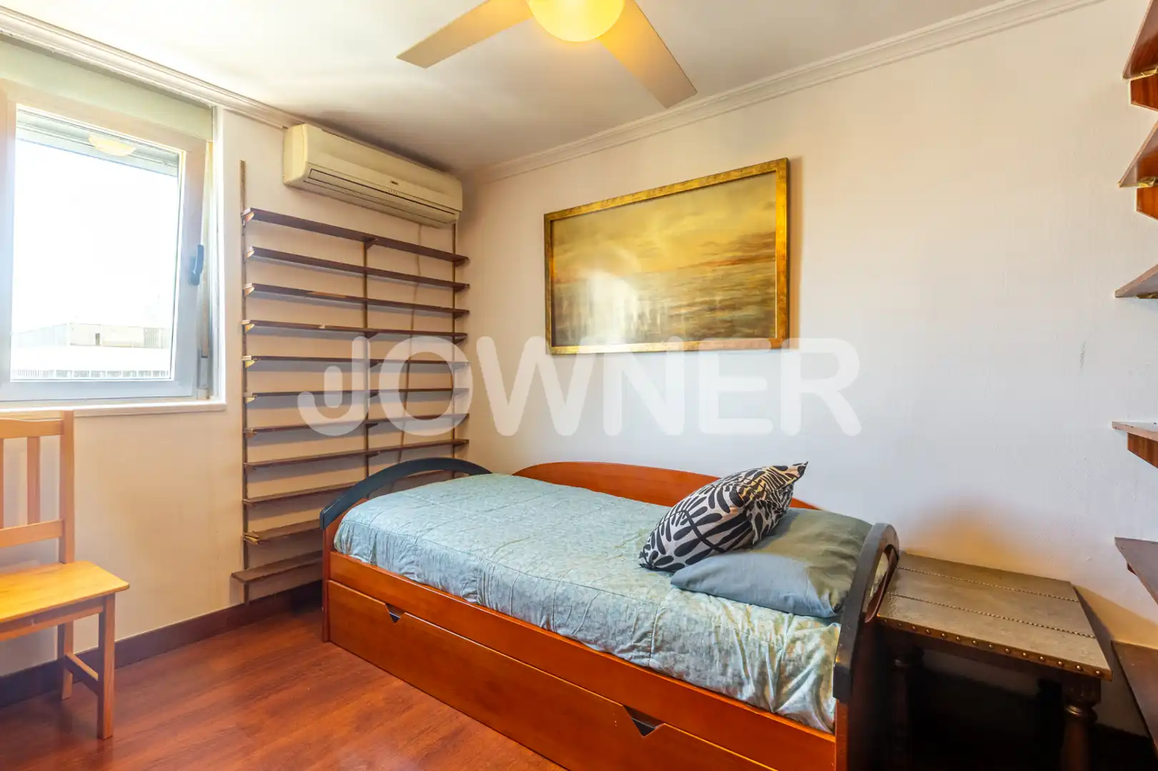 Bedroom of Flat for rent in Madrid  with Air Conditioner, Heating and Furnished