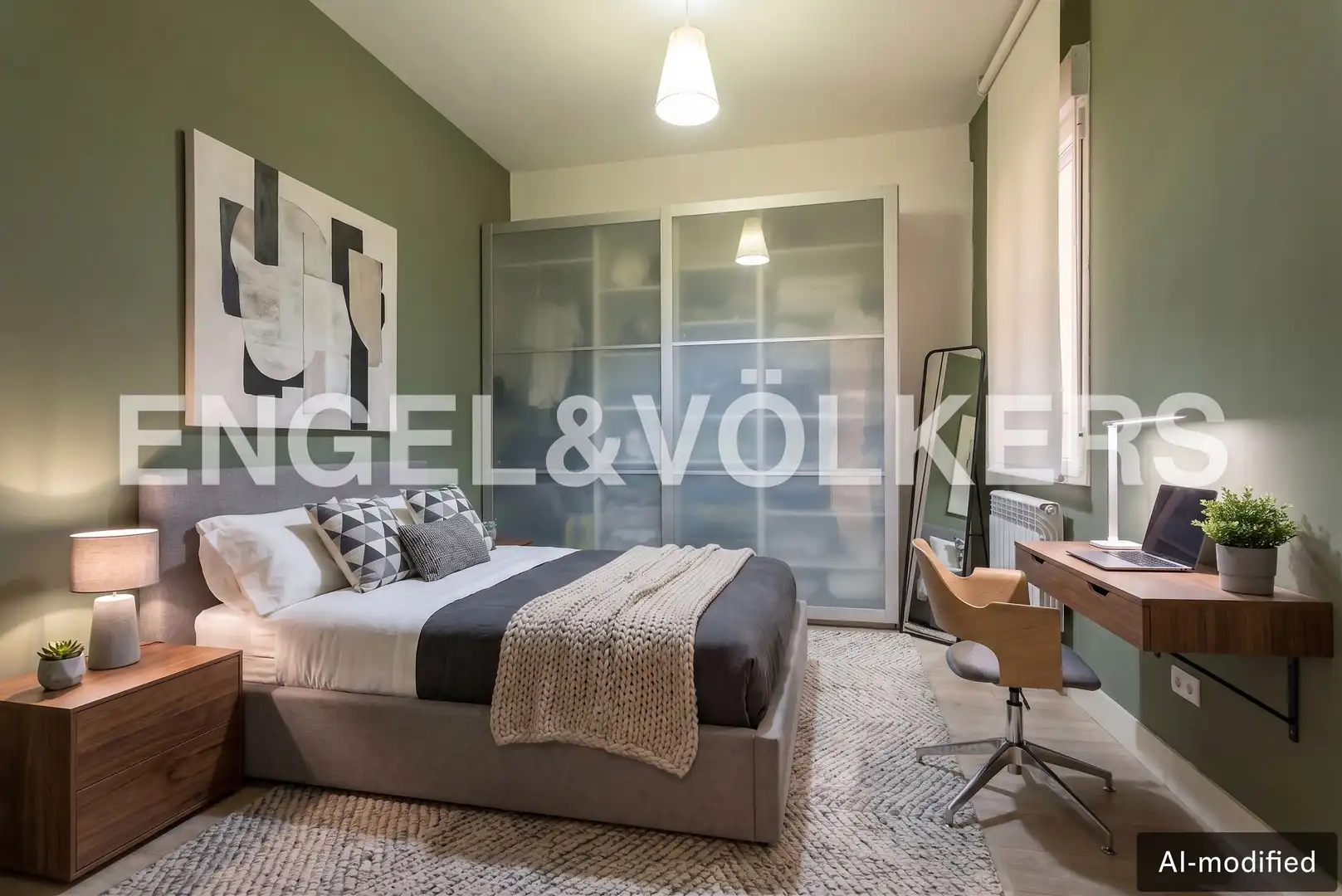 Bedroom of Flat for sale in Madrid  with Air Conditioner, Heating and Parquet flooring