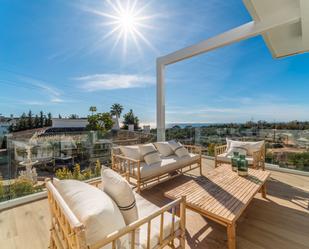 Terrassa de Casa o xalet en venda en Marbella amb Aire condicionat, Calefacció i Jardí privat