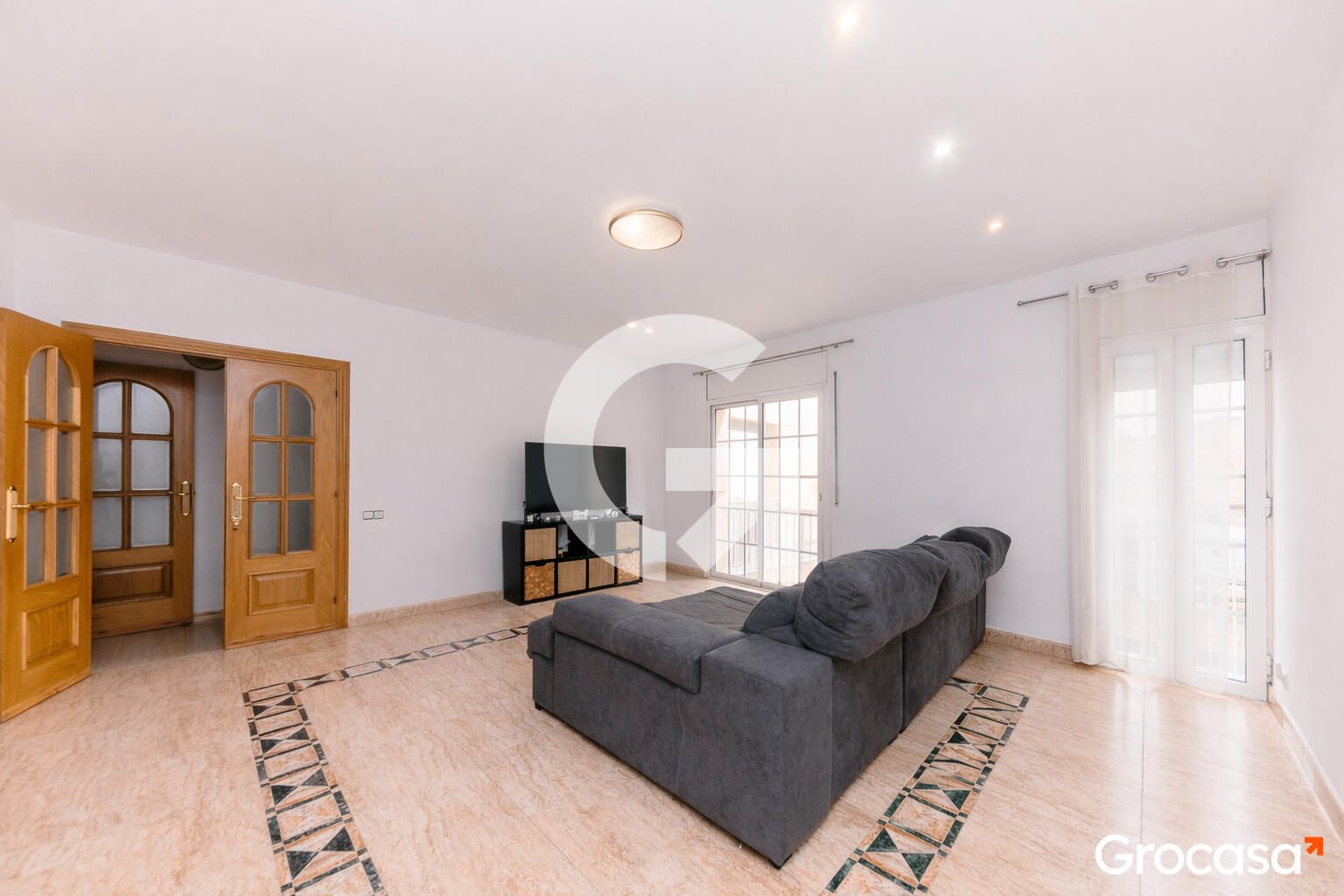 Living room of Single-family semi-detached for sale in Sant Boi de Llobregat  with Air Conditioner, Heating and Terrace