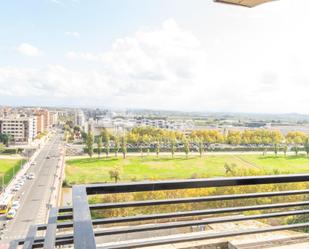 Exterior view of Flat for sale in  Lleida Capital  with Heating, Parquet flooring and Balcony