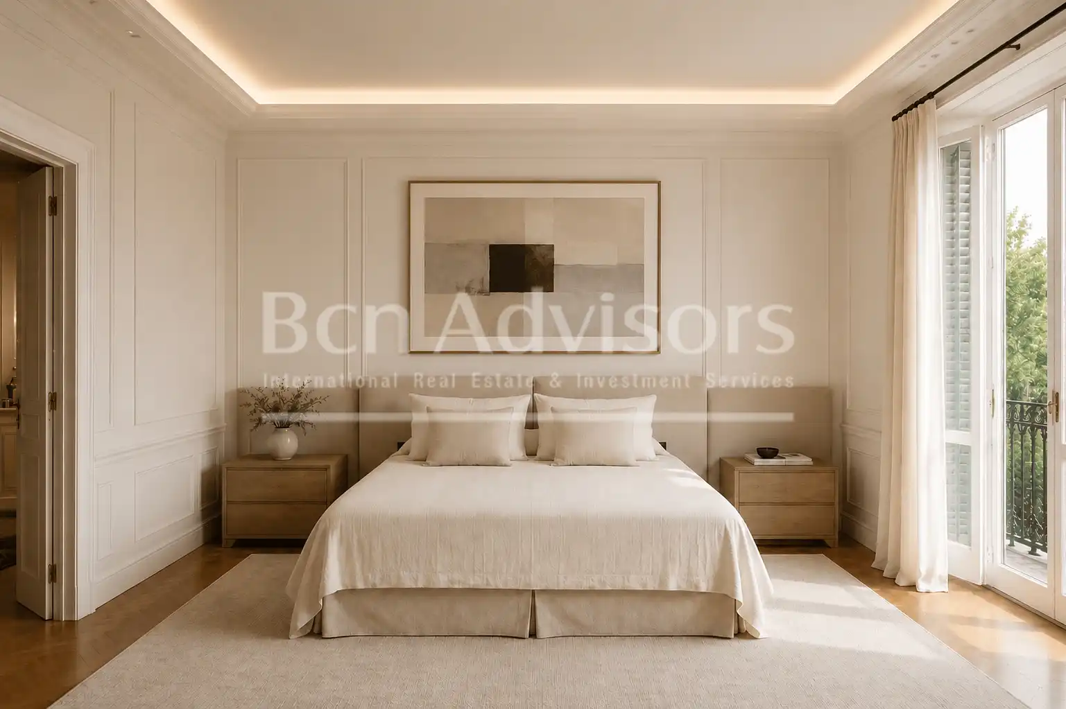 Bedroom of Flat for rent in Barcelona  with Air Conditioner, Heating and Terrace