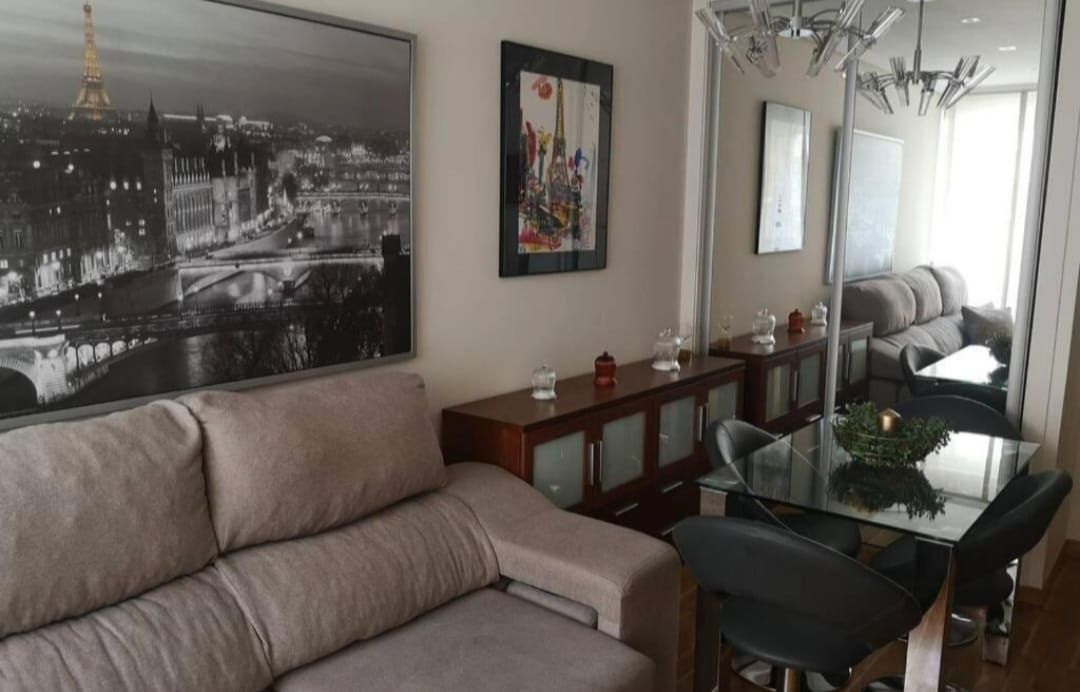Living room of Flat to rent in A Coruña Capital   with Heating, Furnished and Oven