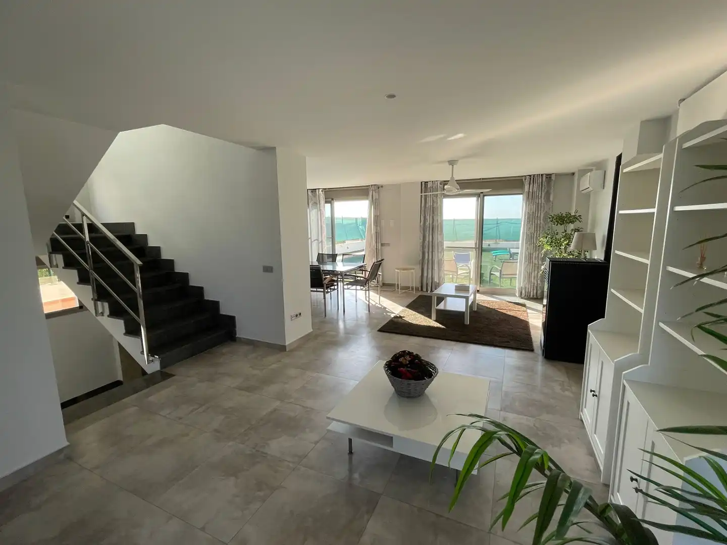 Sala de estar de Casa o chalet en venta en Burriana / Borriana con Aire acondicionado, Jardín privado y Trastero