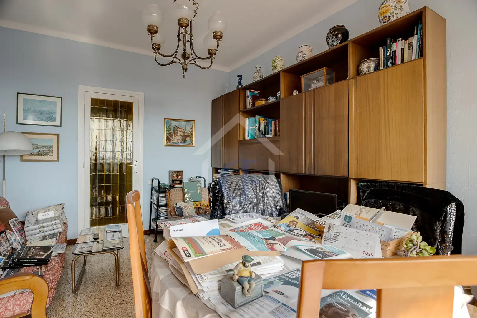 Sala de estar de Ático en venta en Barcelona con Calefacción y Balcón