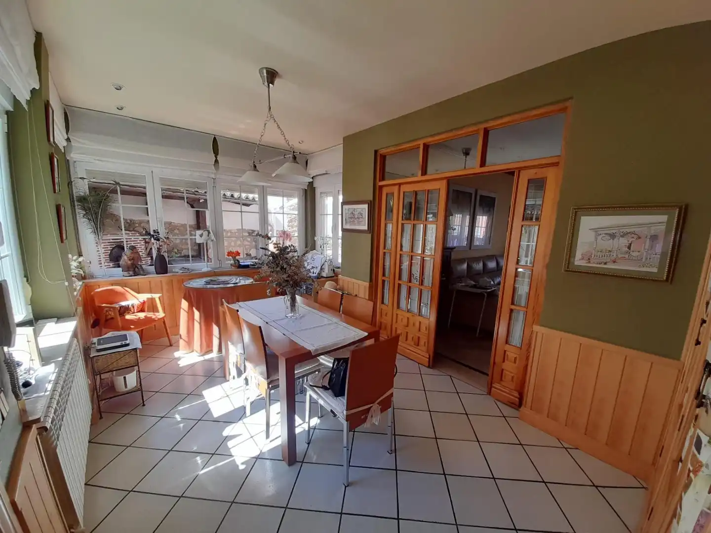 Cocina de Casa o chalet en venta en Zaratán con Calefacción, Jardín privado y Terraza