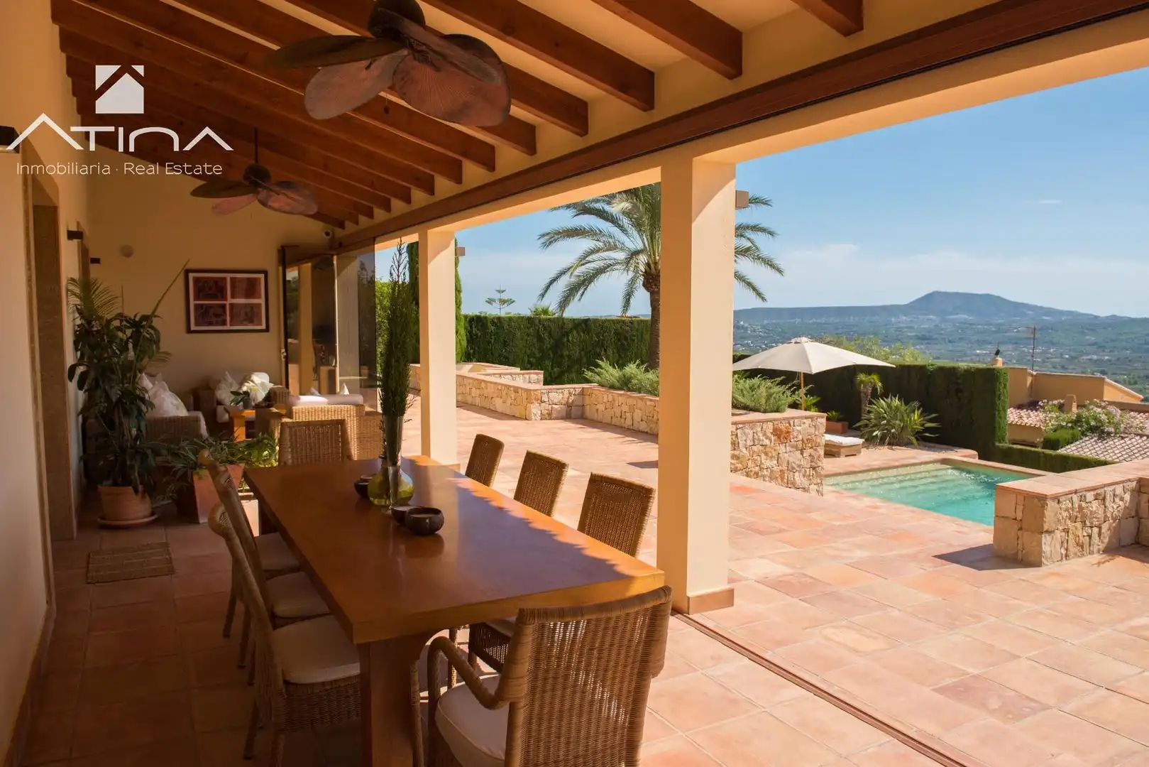 Terraza de Casa o chalet en venta en Jávea / Xàbia con Aire acondicionado, Jardín privado y Terraza