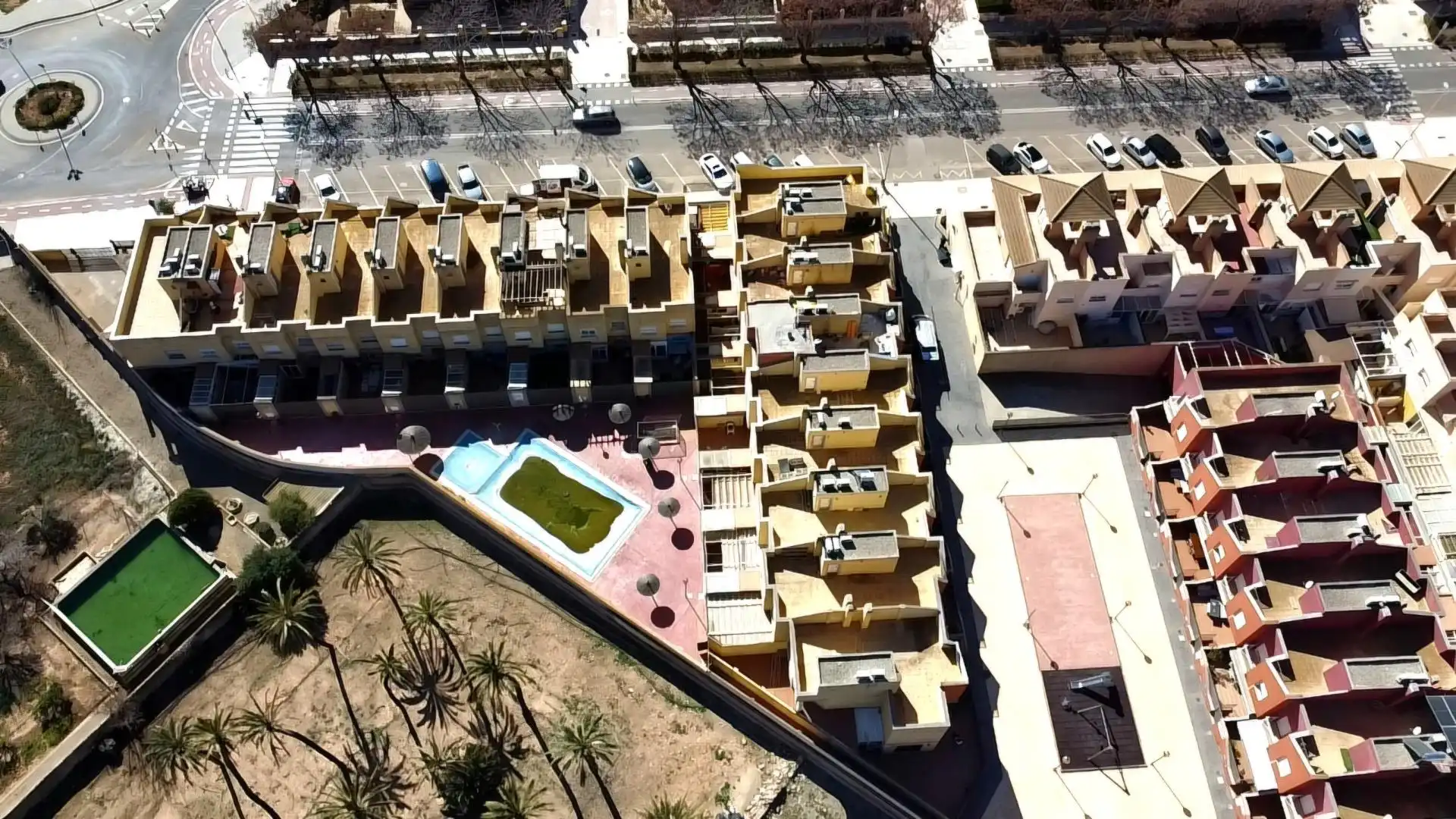 Vista exterior de Casa adosada en venta en Cartagena con Aire acondicionado, Jardín privado y Terraza