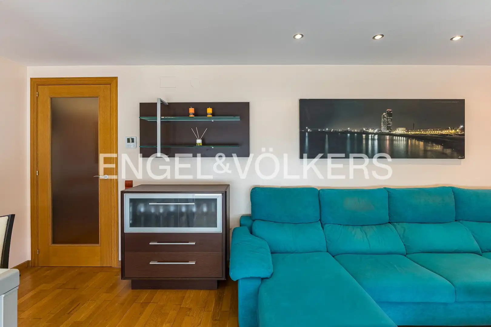 Living room of Flat for sale in Gavà  with Air Conditioner, Heating and Parquet flooring