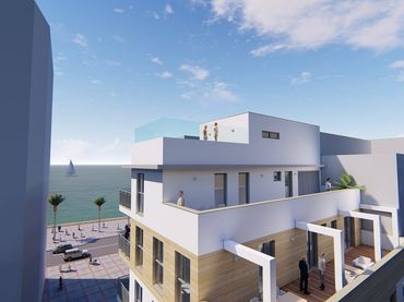 Apartament amb piscina en venda a Estepona Pueblo