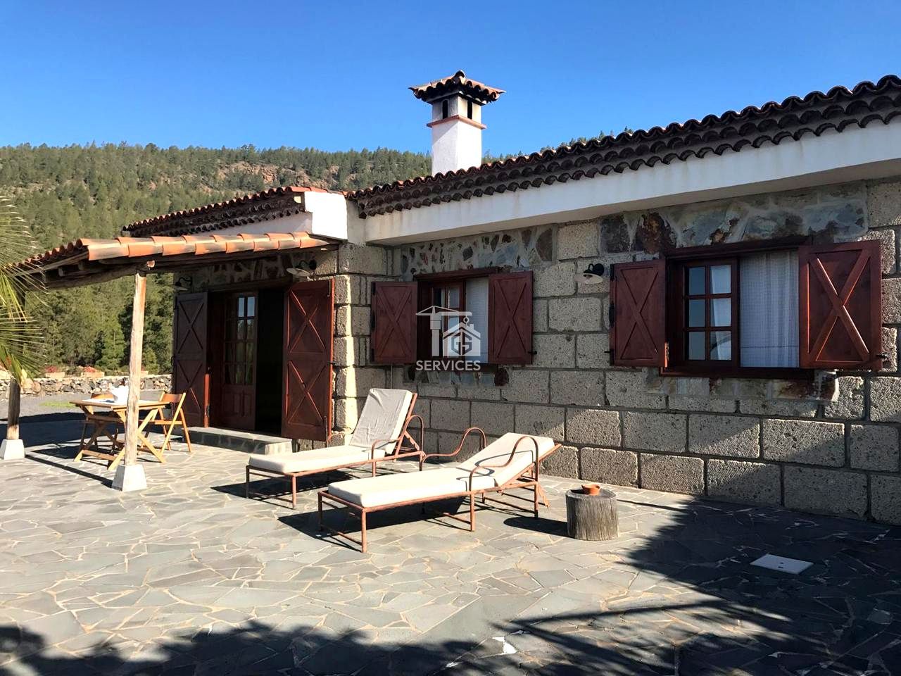 Exterior view of Country house for sale in Granadilla de Abona  with Private garden, Terrace and Furnished