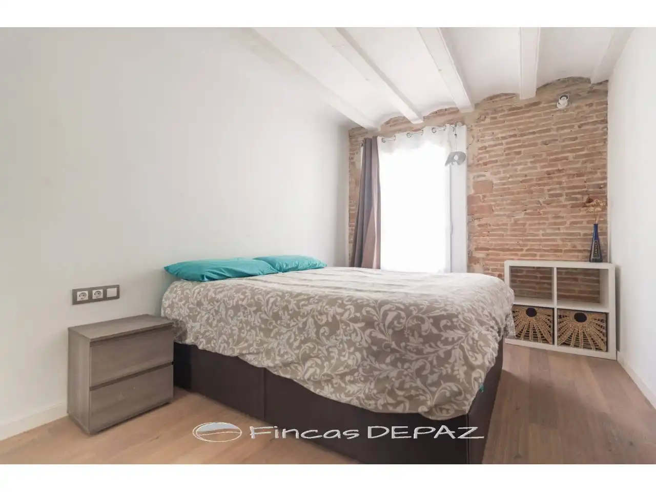 Bedroom of Flat for sale in Barcelona  with Air Conditioner, Heating and Parquet flooring