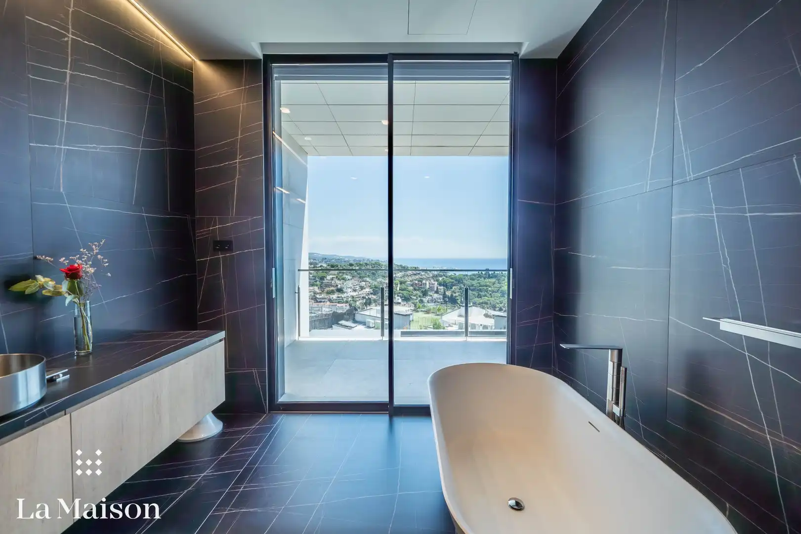 Baño de Casa o chalet en venta en Caldes d'Estrac con Aire acondicionado, Calefacción y Jardín privado