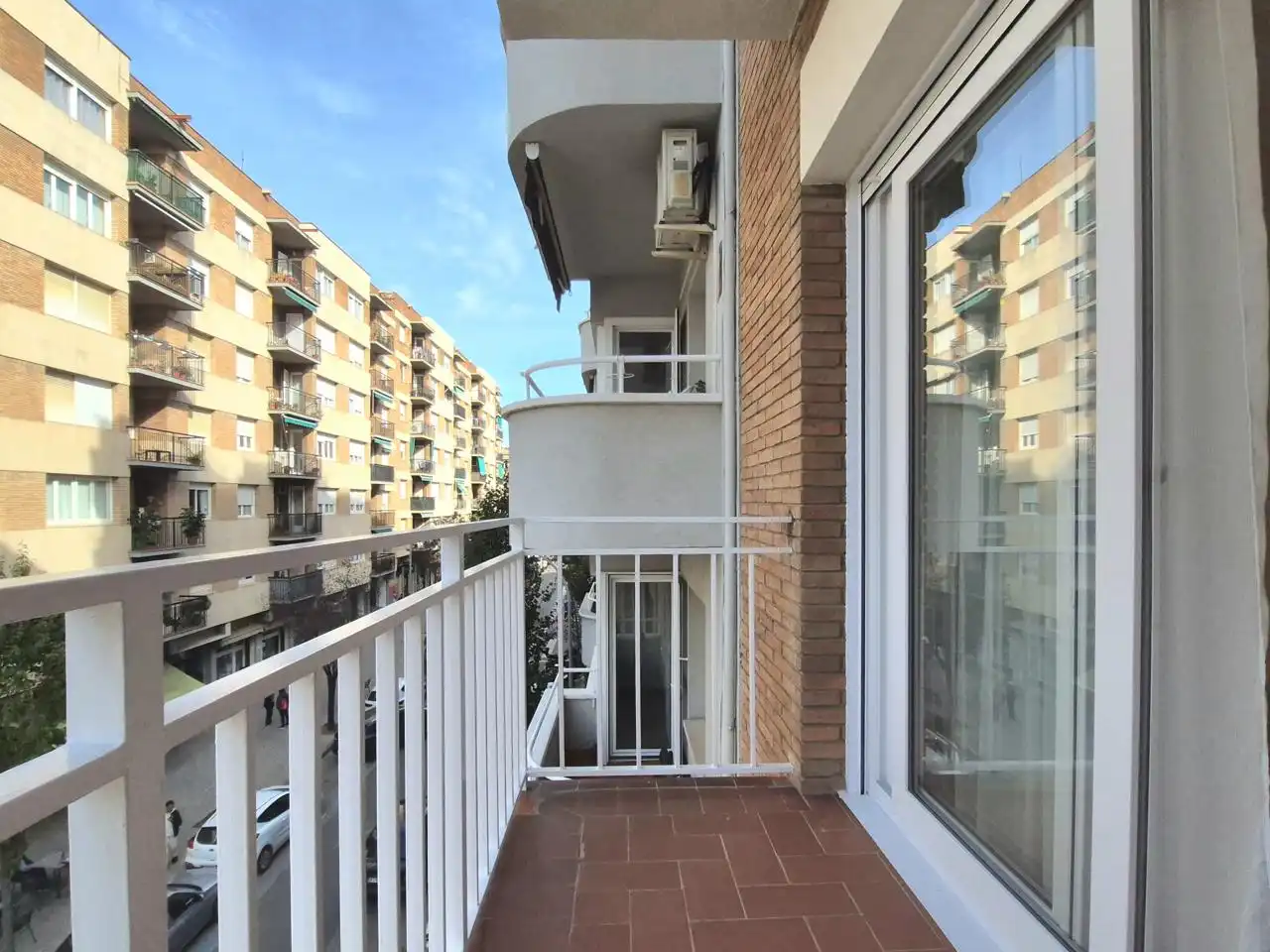 Balcony of Flat for sale in Terrassa  with Air Conditioner, Heating and Parquet flooring