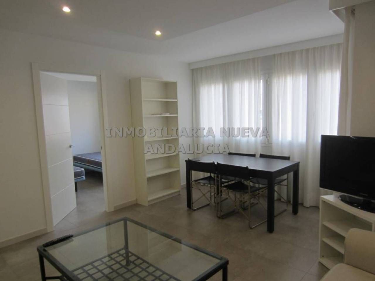 Dining room of Flat for rent in  Almería Capital  with Air Conditioner, Heating and Furnished