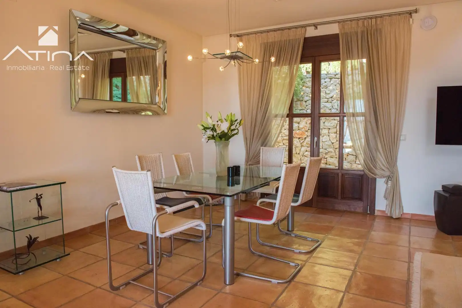 Comedor de Casa o chalet en venta en Jávea / Xàbia con Aire acondicionado, Jardín privado y Terraza