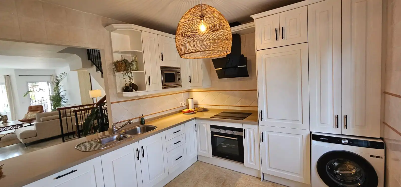 Cocina de Casa adosada de alquiler en Alhaurín de la Torre con Aire acondicionado, Jardín privado y Terraza